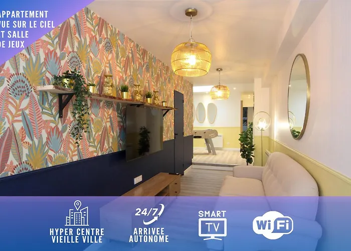 Au Nouveau Boulonnais - 4 Appartements Charmants Pour Couples, Familles Et Groupe D'Amis, Vieille Ville Et Centre Ville De Boulogne Sur Mer